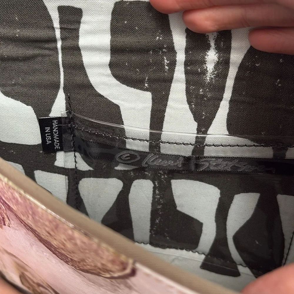 NWT & dust-bag KENT STETSON Oyster clutch/purse - Picture 10 of 13